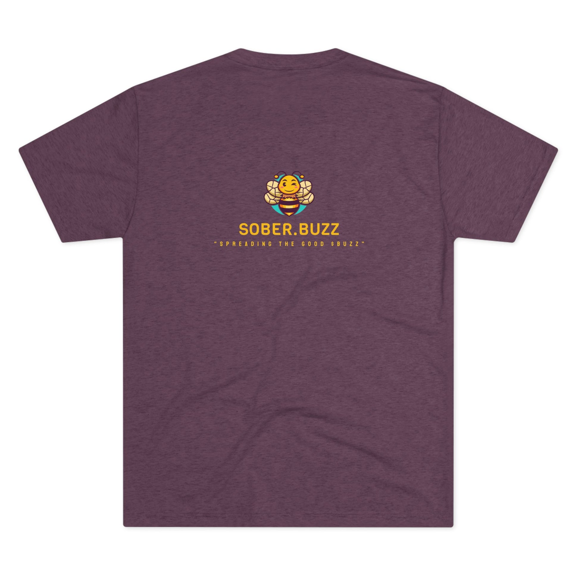 Sober.Buzz Exclusive Inspirational Collection Crew Tee - Inspirational Unisex Shirt for Recovery, Self-Care, Gifts, Casual Wear, Motivation