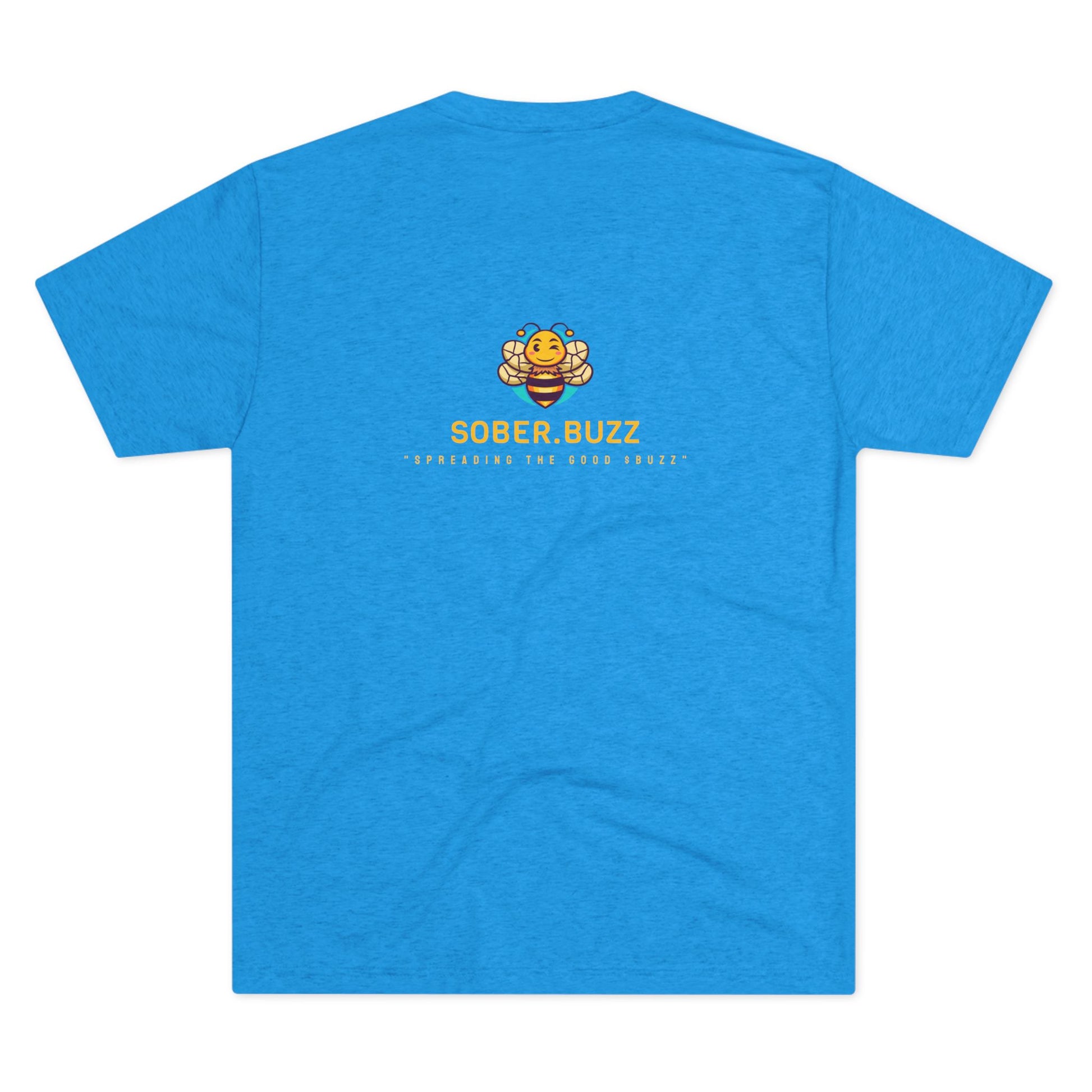 Sober.Buzz Exclusive Inspirational Collection Crew Tee - Inspirational Unisex Shirt for Recovery, Self-Care, Gifts, Casual Wear, Motivation