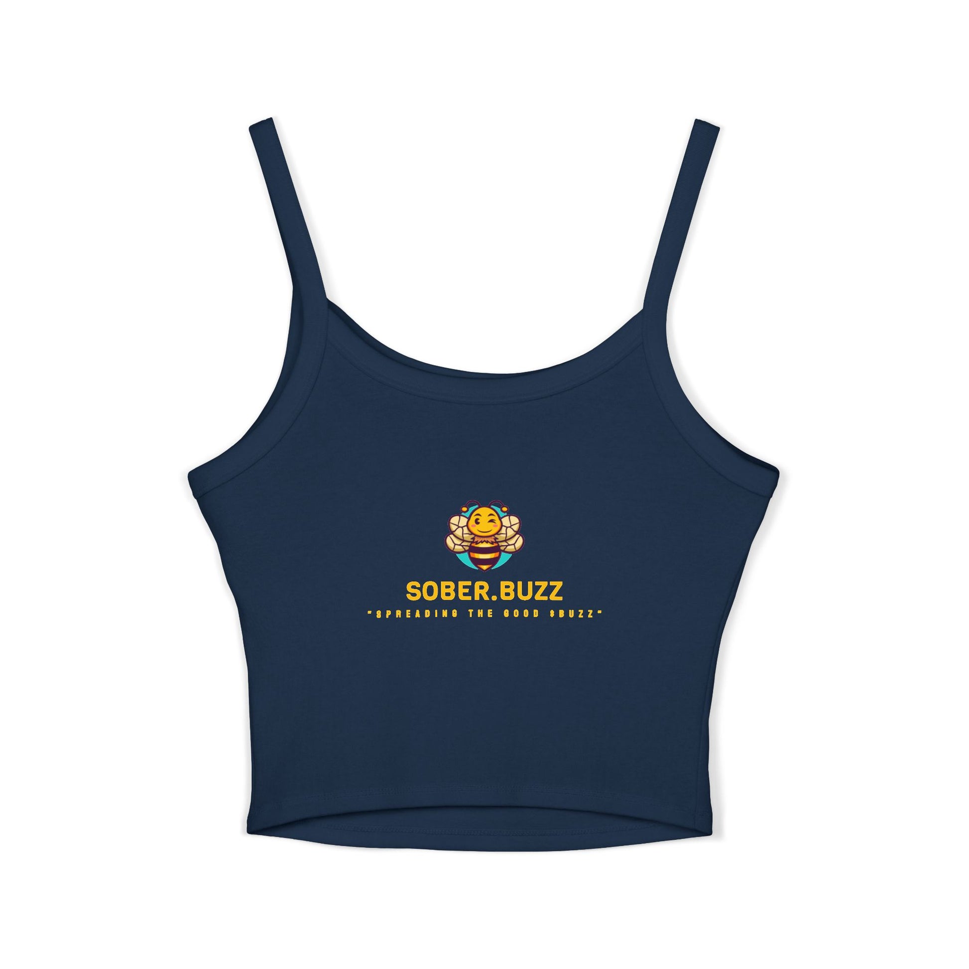 Sober.Buzz Exclusive Inspirational Collection Inspirational Women's Spaghetti Strap Tank Top, Perfect for Summer, Gift for Her, Motivational Apparel, Casual Wear, Comfortable Fit