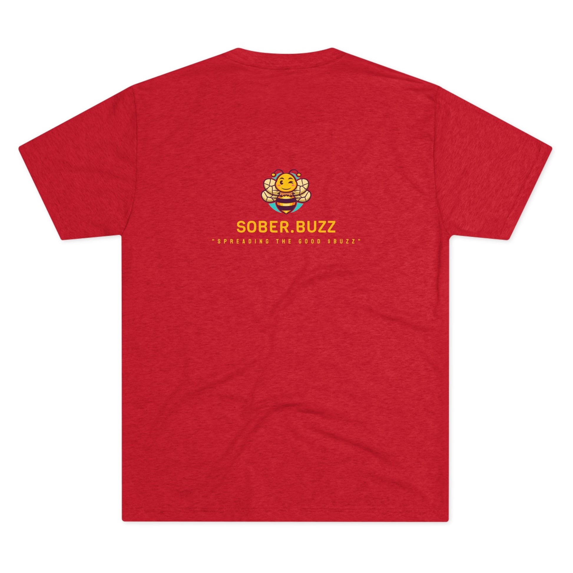 Sober.Buzz Exclusive Inspirational Collection Crew Tee - Inspirational Unisex Shirt for Recovery, Self-Care, Gifts, Casual Wear, Motivation
