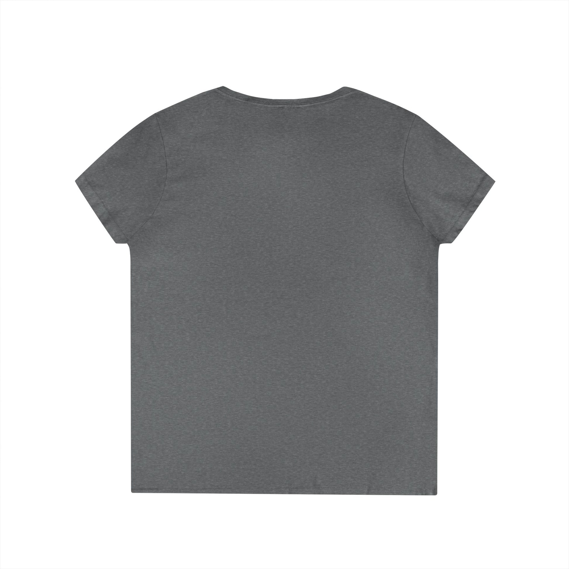 Sober Buzz Ladies' V-Neck T-Shirt | Bee Inspired Applique | Perfect for Summer, Gifts, Recovery Support, Casual Wear