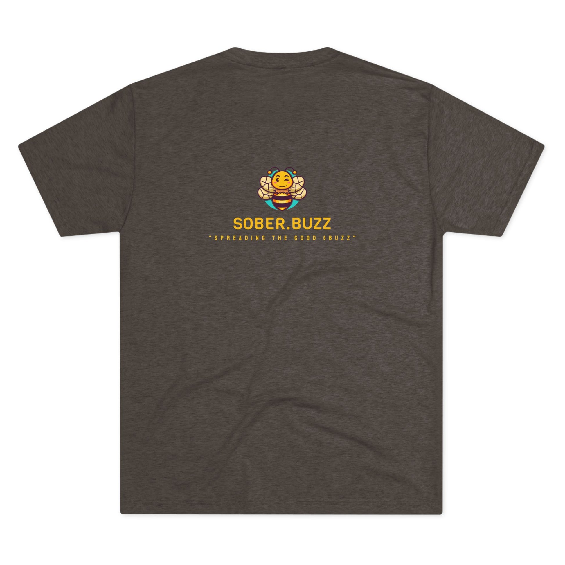 Sober.Buzz Exclusive Inspirational Collection Crew Tee - Inspirational Unisex Shirt for Recovery, Self-Care, Gifts, Casual Wear, Motivation