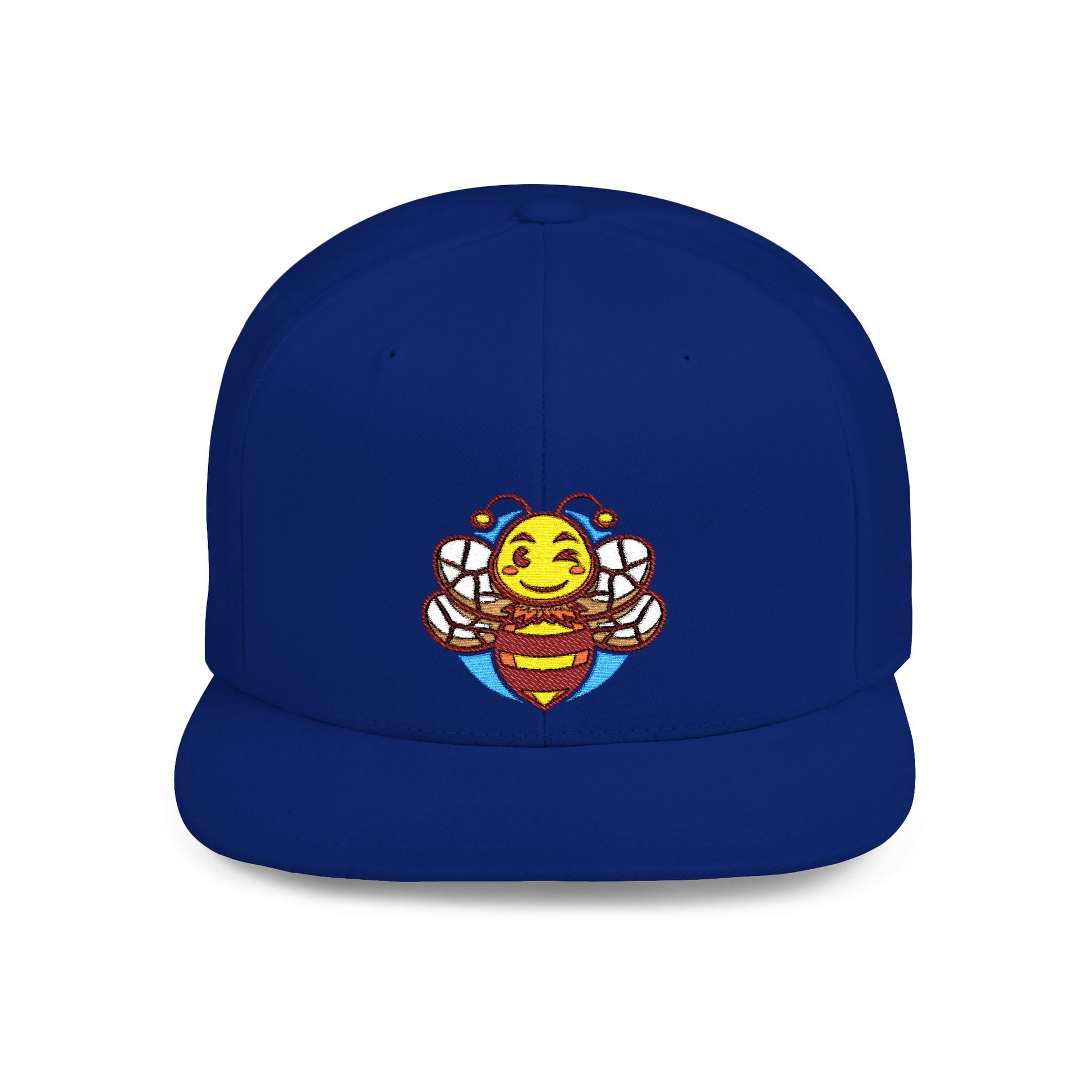 Sober.Buzz Bee Happy Snapback Hat | Fun Bloom Inspired Cap for Outdoors, Parties, Gifts, Festivals, Summer Fashion