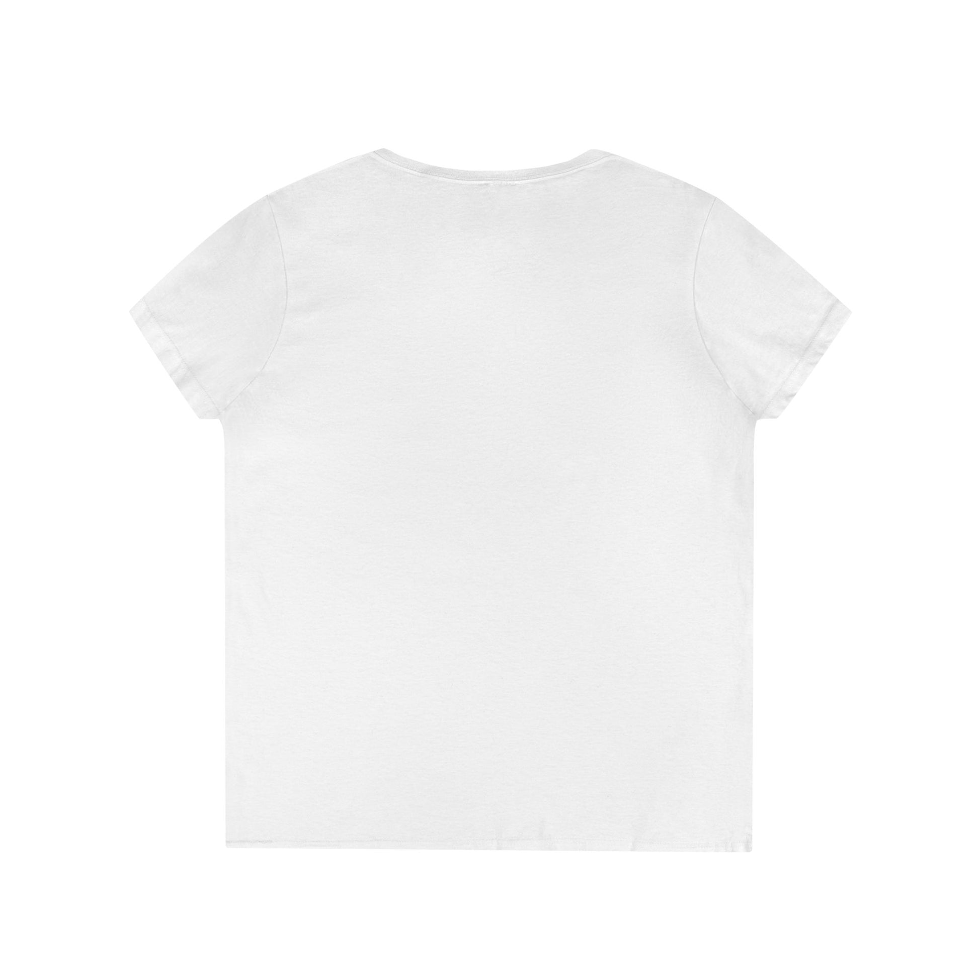 Sober Buzz Ladies' V-Neck T-Shirt | Bee Inspired Applique | Perfect for Summer, Gifts, Recovery Support, Casual Wear