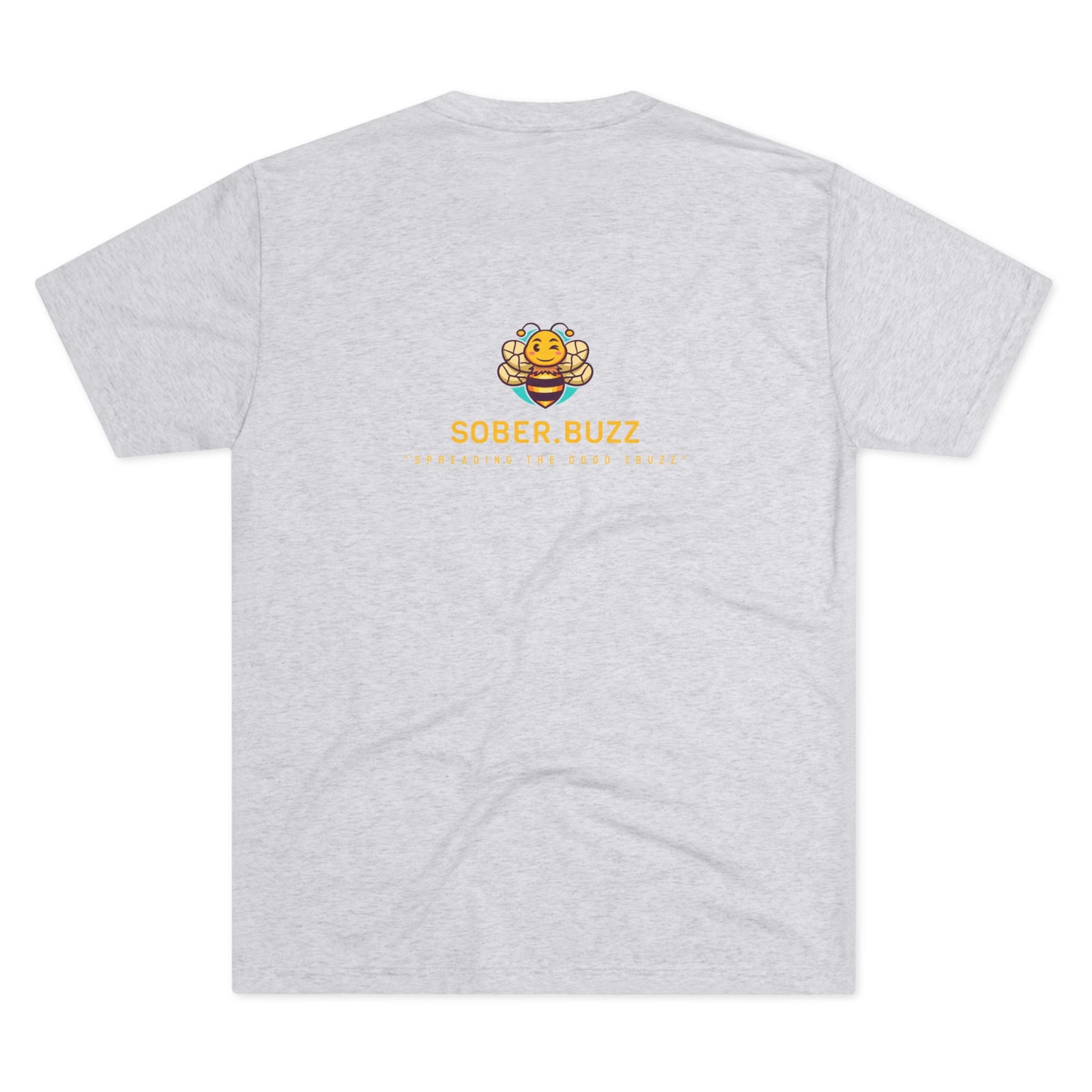 Sober.Buzz Exclusive Inspirational Collection Crew Tee - Inspirational Unisex Shirt for Recovery, Self-Care, Gifts, Casual Wear, Motivation