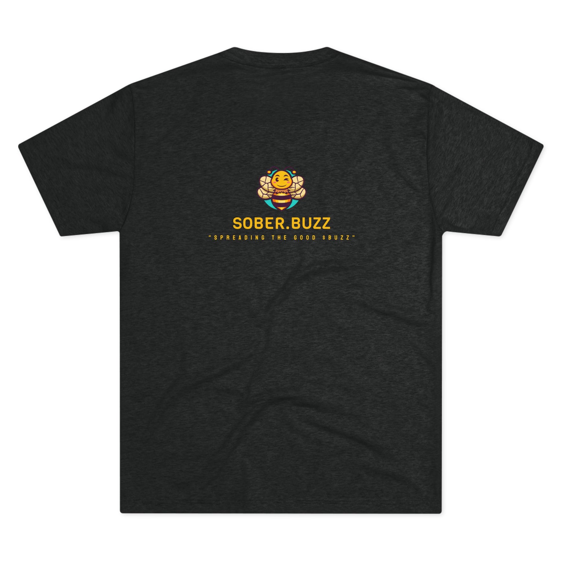 Sober.Buzz Exclusive Inspirational Collection Crew Tee - Inspirational Unisex Shirt for Recovery, Self-Care, Gifts, Casual Wear, Motivation