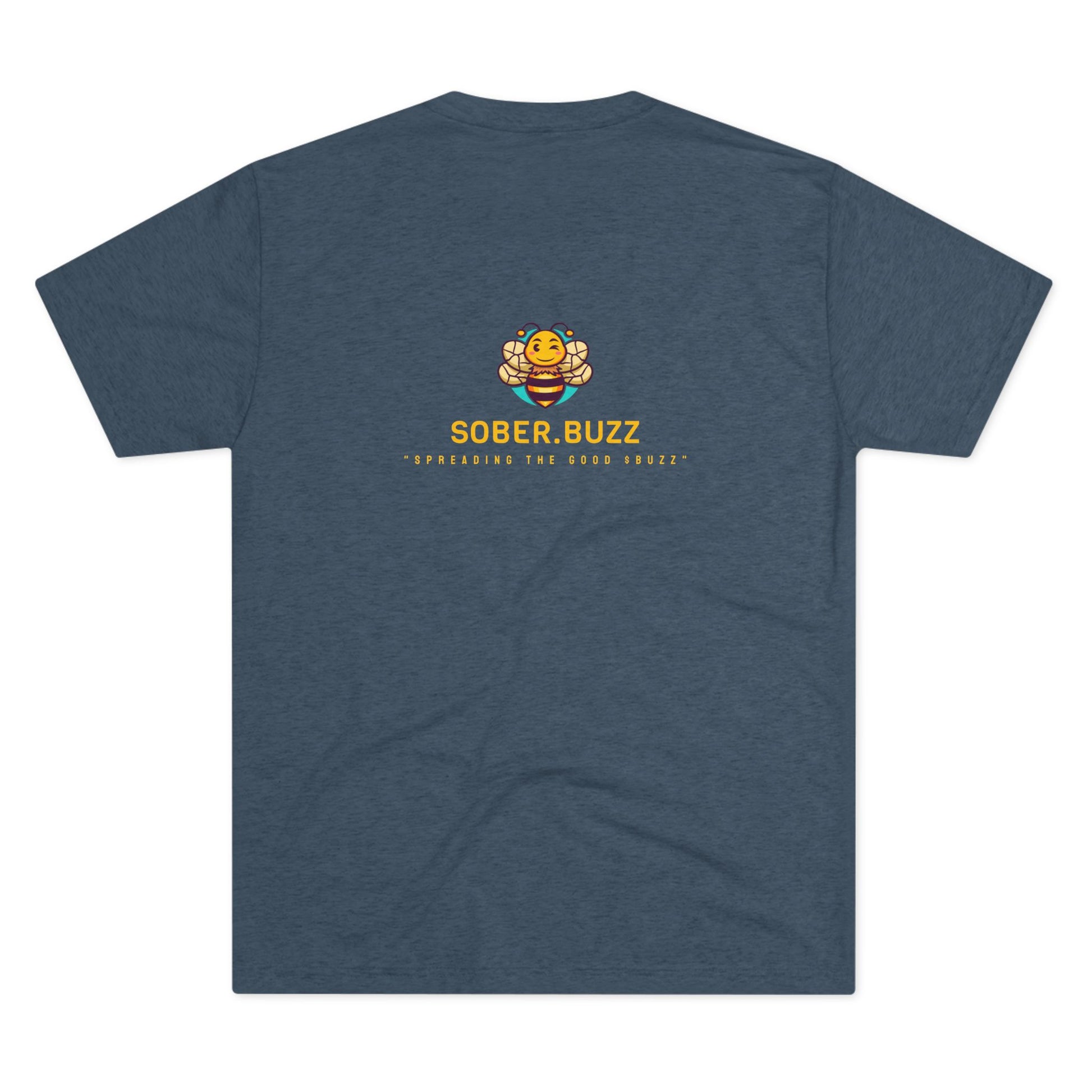 Sober.Buzz Exclusive Inspirational Collection Crew Tee - Inspirational Unisex Shirt for Recovery, Self-Care, Gifts, Casual Wear, Motivation