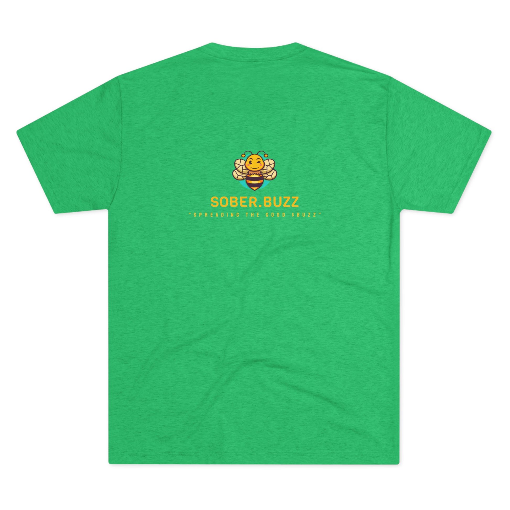 Sober.Buzz Exclusive Inspirational Collection Crew Tee - Inspirational Unisex Shirt for Recovery, Self-Care, Gifts, Casual Wear, Motivation