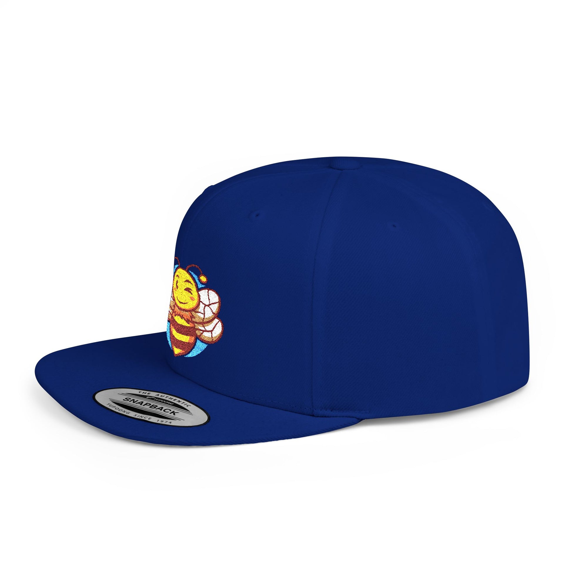 Sober.Buzz Bee Happy Snapback Hat | Fun Bloom Inspired Cap for Outdoors, Parties, Gifts, Festivals, Summer Fashion