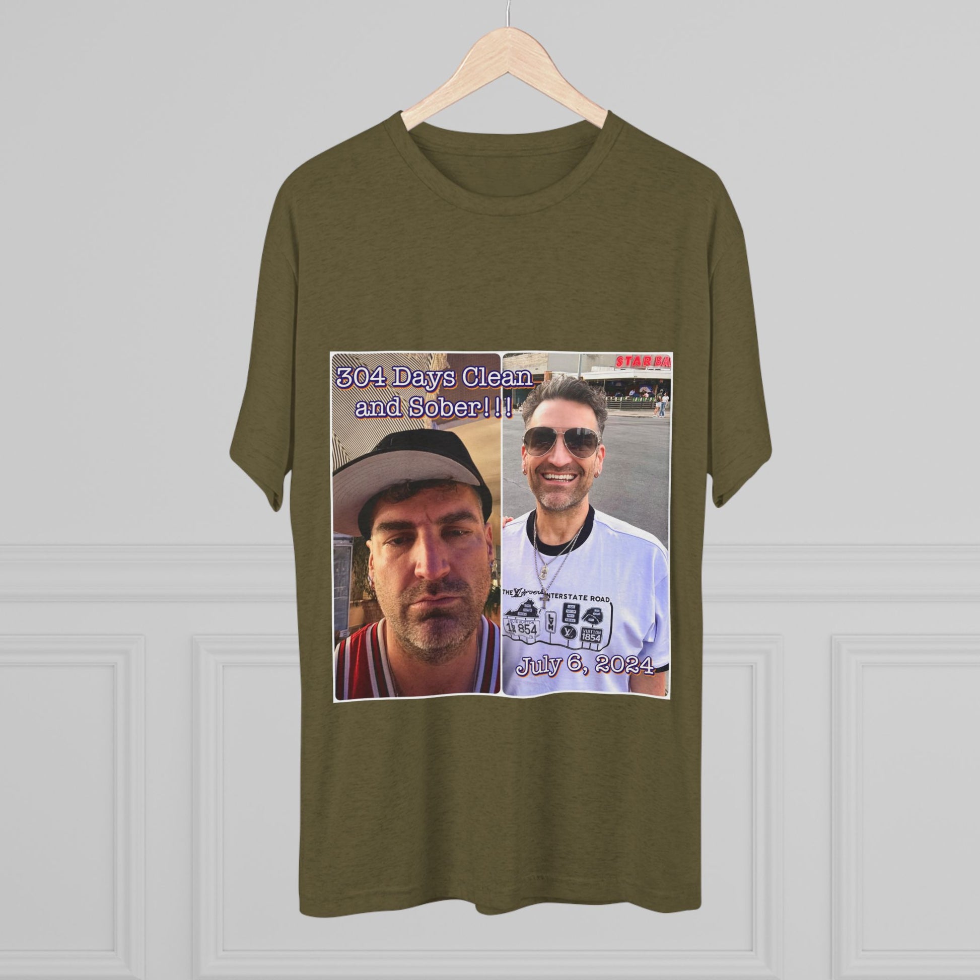 Sober.Buzz Exclusive Inspirational Collection Journey Tee - Celebrate Sobriety, Sober Gift, Recovery Apparel, Motivational T-Shirt, Bee Design Shirt, Unisex Crew Tee