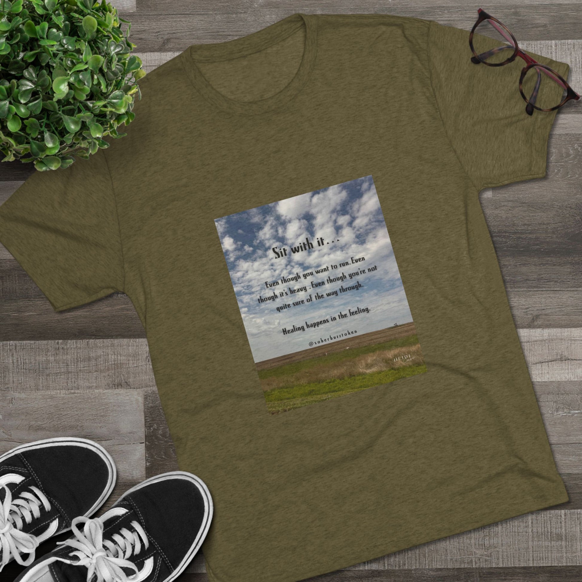 Sober.Buzz Exclusive Inspirational Collection Unisex Crew Tee, Motivational Shirt, Casual Wear, Unique Gift, Sober Buzz Tee, Everyday Comfort Tee