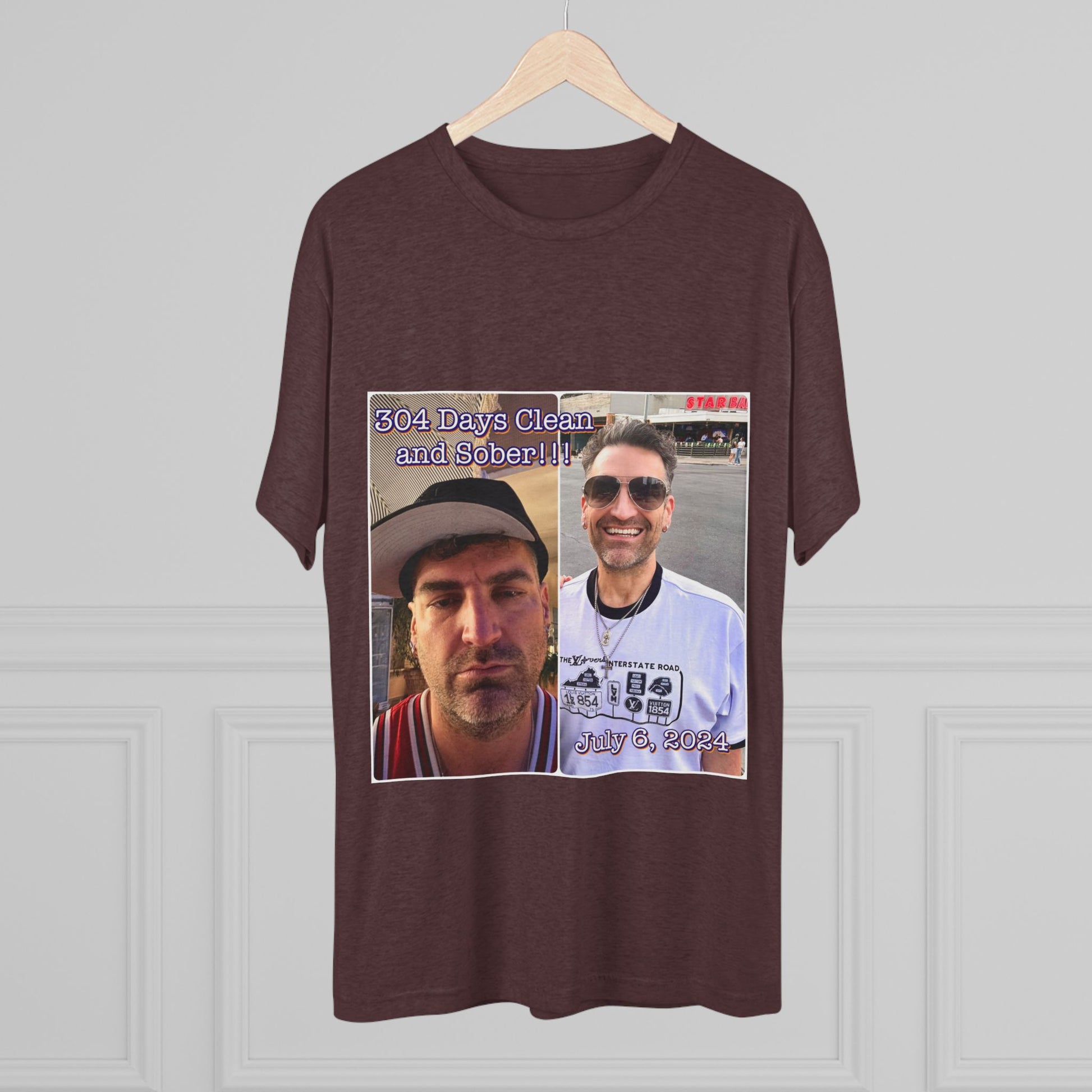 Sober.Buzz Exclusive Inspirational Collection Journey Tee - Celebrate Sobriety, Sober Gift, Recovery Apparel, Motivational T-Shirt, Bee Design Shirt, Unisex Crew Tee